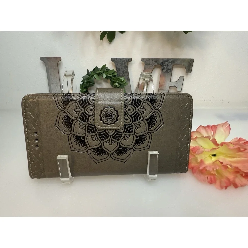 Caseowl Wallet Mandala Design‎ Two Pc Detachable Case Compatible With iPhone 12